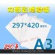 250克 双面彩喷铜版纸 A3