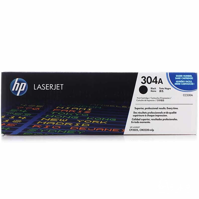 惠普（Hp）CC530A 304A 黑色硒鼓 适用于Color LaserJet CP2025 2320 打印量3500页