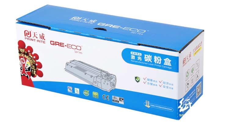 天威(PRINT-RITE) CF280A 硒鼓 标准装(蓝色) 适用于HP LaserJet Pro 400 M401dn/425dn 黑色 A4 5%覆盖率2700页 适用HP LaserJet 400 M401DN/M401D/M401N