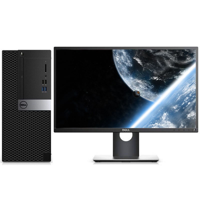 戴尔(DELL)OptiPlex 3050 Tower 003128 台式计算机 Intel酷睿 I5-7500 3.4GHz四核 4G-DDR4内存 1T SATA硬盘 集显 刻录机 DOS E2216H 21.5寸显示器 三年上门