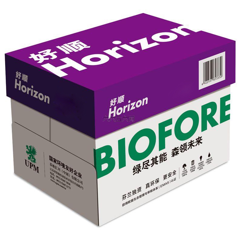 好顺（Horizon）复印纸 A4 80g 500张/包 5包/箱(A4 80g)