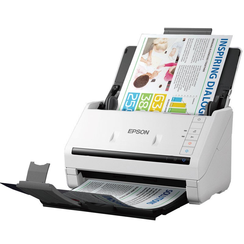 爱普生(EPSON) DS-570W 扫描仪 A4幅面 速度35ppm / 70ipm 色彩35ppm/70ipm*(200/300dpi,彩色\灰度\黑白) 分辨率600dpi 馈纸式 扫描仪 是否双面自动：是 一年保修