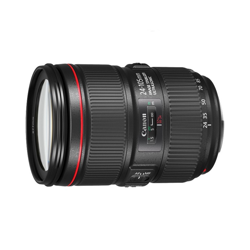 佳能（canon）标准变焦镜头 EF 24-105mm f4L IS II USM 约4.4倍变焦比 77毫米滤镜直径 重量约约795克 一年保修