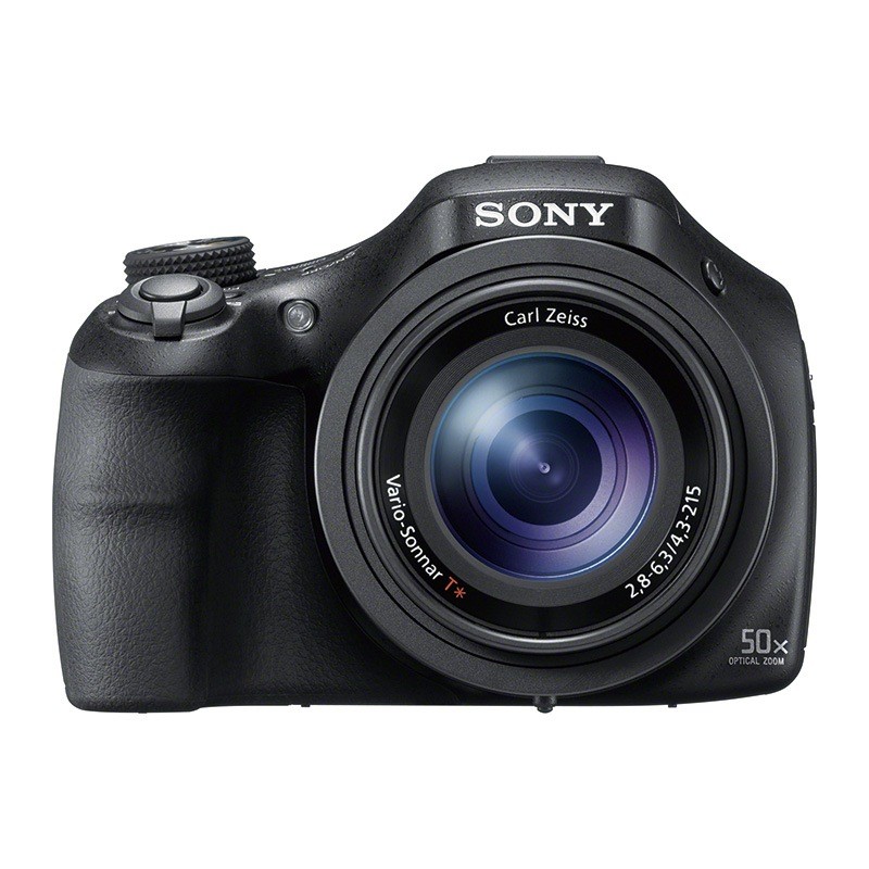 索尼（SONY）DSC-HX400 长焦数码相机 1/2.3寸CMOS传感器 约2040万有效像素 3.0英寸液晶屏 50倍光学变焦 无内置存储 蔡司Vario-Sonnar T*镜头 Wi-Fi遥控拍摄 一年保修 黑色