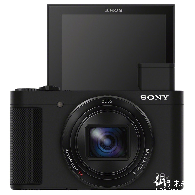 索尼（SONY）DSC-HX90 便携数码相机 1/2.3英寸CMOS传感器 约1820万有效像素 3.0英寸液晶屏 30倍光学变焦 无内置存储 24mm广角蔡司镜头 一年保修 黑色