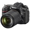 尼康（Nikon）D7200 单反套机 约2472万有效像素 3.2英寸液晶屏 自动对焦 无内置存储 含AF-S DX 尼克尔 18-140mm f/3.5-5.6G ED VR镜头 相机包 一年保修 黑色