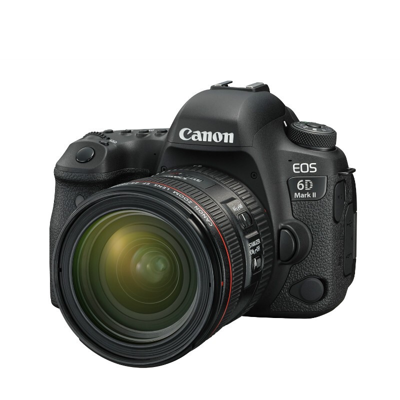 佳能（Canon） EOS 6D Mark II 单反套机 全画幅CMOS图像感应器 约2620万有效像素 3.0英寸液晶屏 自动对焦 无内置存储 含EF 24-105mm f/4L IS II USM镜头 一年保修 黑色