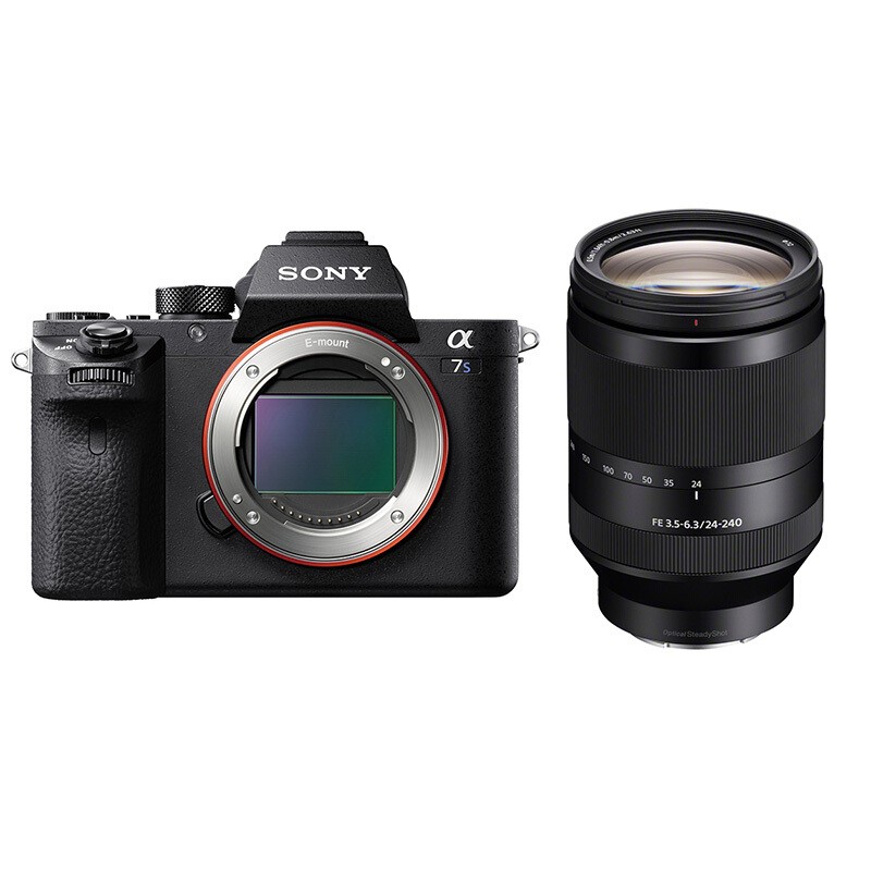 索尼（SONY） ILCE-7SM2 全画幅微单套机 35mm全画幅CMOS传感器 约1220万有效像素 3.0英寸液晶屏 169点智能自动对焦 无内置存储 含FE 24-240mm F/3.5-6.3 OSS镜头 一年保修 黑色