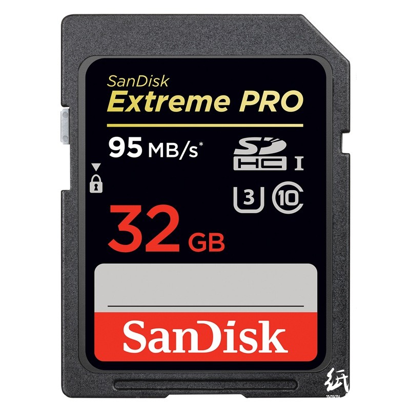 闪迪（SanDisk）SD存储卡 SDSDXPA-32G-Z46 32G 读速95MB/s 写速90MB/s 黑色