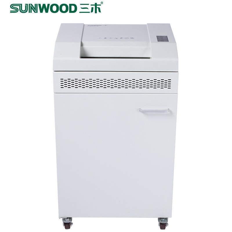 三木（SUNWOOD）CM201D 碎纸机 240分钟连续碎纸 单次入纸30张 85升纸箱容量 德国四级保密 碎状3.8x32mm条状 一年保修