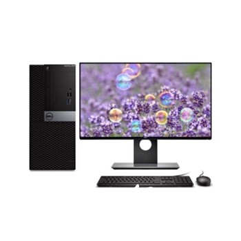 戴尔（DELL）台式计算机 OptiPlex 7050 Tower 003818（Intel酷睿I5-7500/4GB/1TB/DVDRW/集显/E2216H 21.5寸/DOS）黑色 三年保修