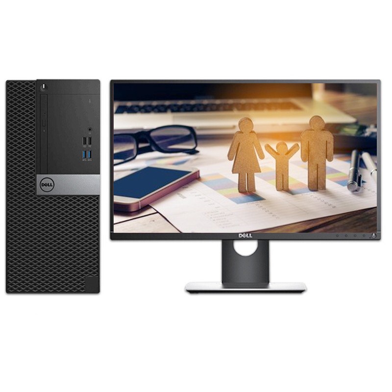 戴尔(DELL)OptiPlex 3060 Tower 230650 I3-8100/4GB/1TB/DVDRW/E2216H  21.5寸显示器/Win10 H/键鼠/3年上门服务