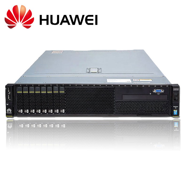 华为(HUAWEI) RH2288H V3 服务器 E5-2650 v4*2/16GB-DDR4/SR130 RAID卡/固态硬盘-480GB-SATA/通用硬盘-4000GB-SATA/4*GE/2*1200W电源/DVD/滑轨 无系统 三年原厂保修