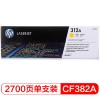 惠普（Hp）CF382A 312A 黄色硒鼓 （适用HP Color LaserJet MFP M476） A4 5%覆盖率打印2700页