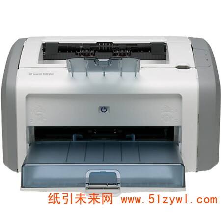 惠普（HP）LaserJet 1020 Plus 黑白激光打印机 打印速度14ppm  有线网络 手动双面 一年保修