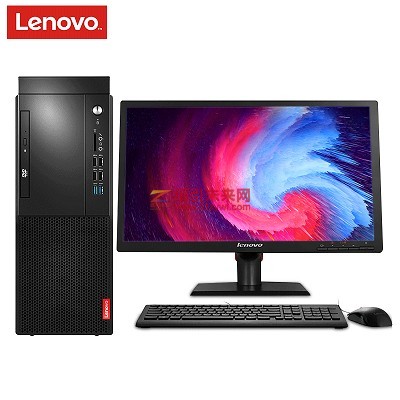 联想（Lenovo）启天M610-D428 台式电脑 Intel酷睿I7-7700 3.6GHz四核 8G-DDR4内存 1T SATA硬盘+128G固态硬盘 2G独显 DVDRW 正版Linux中兴新支点V3 云教室 +23英寸显示器 含键鼠 原厂五年上门保修服务